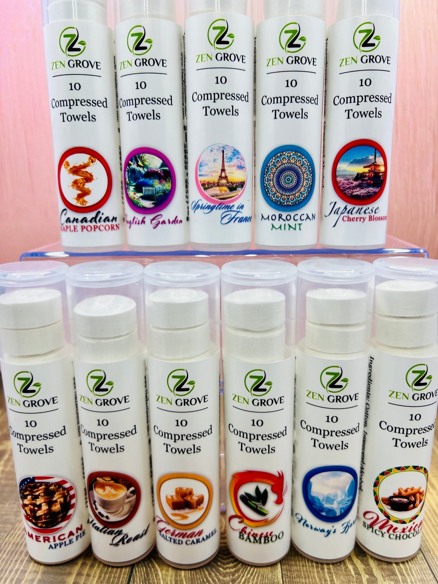 AromaQuest: Mystery Destination Pack of Compressed Towels