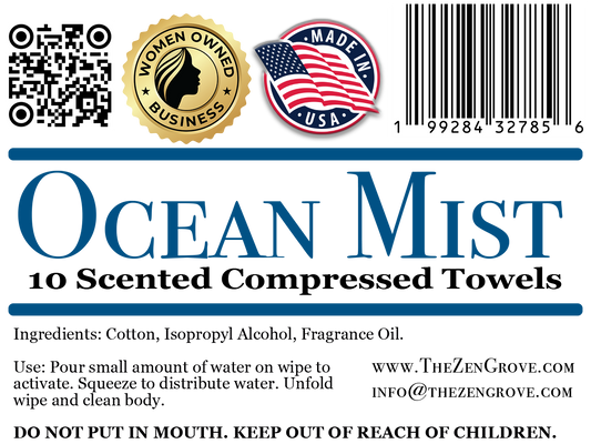 Ocean Mist Compressed Towels